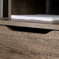 12286 Weathered Oak Desk with Hutch and Storage - Holland-3
