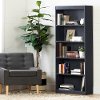 12337 Blueberry 5-Shelf Bookcase - Axess-1