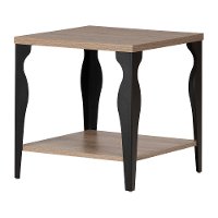 11844 Antique Oak End Table - Baleti-2