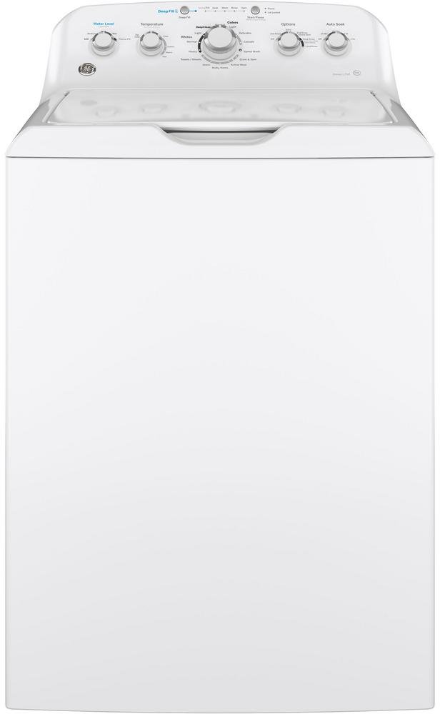 GTW465ASNWW GE 14 Cycle Agitator Top Load Washer - 4.5 cu. ft. White-1