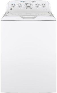 GTW465ASNWW GE 14 Cycle Agitator Top Load Washer - 4.5 cu. ft. White