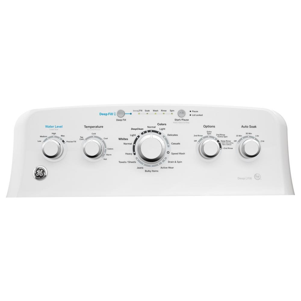 GTW465ASNWW GE 14 Cycle Agitator Top Load Washer - 4.5 cu. ft. White-3