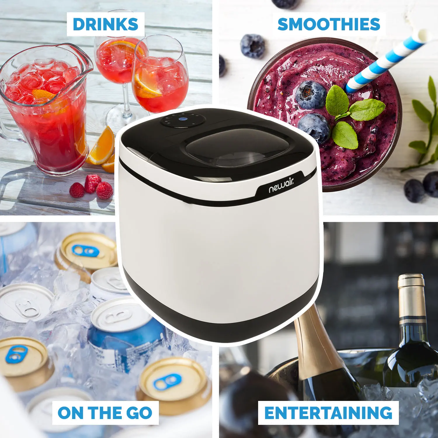 AI-250W NewAir Portable Countertop Ice Maker-5