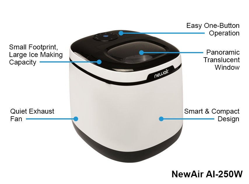 AI-250W NewAir Portable Countertop Ice Maker-6
