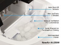 AI-250W NewAir Portable Countertop Ice Maker-7