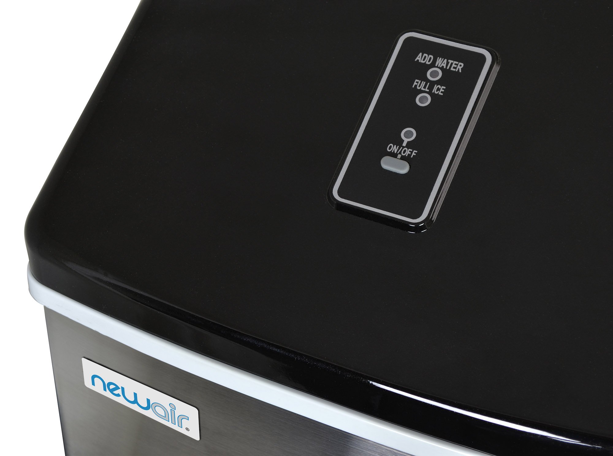 CLEARICE40/ICE/MAKER NewAir Portable Countertop Ice Maker - Stainless Steel-2