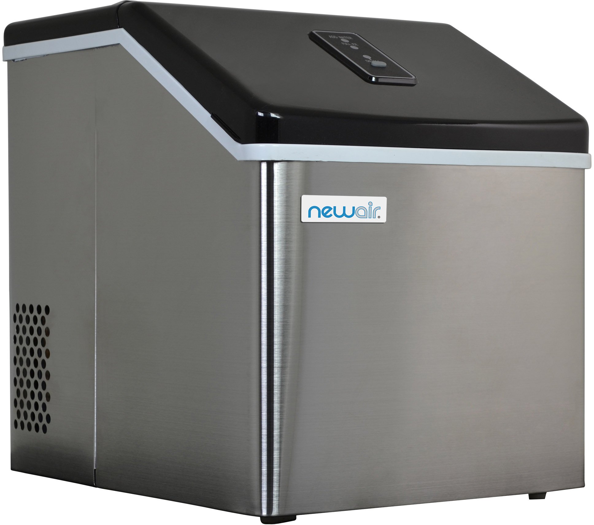 CLEARICE40/ICE/MAKER NewAir Portable Countertop Ice Maker - Stainless Steel-3