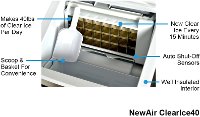 CLEARICE40/ICE/MAKER NewAir Portable Countertop Ice Maker - Stainless Steel-5