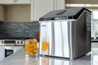 CLEARICE40/ICE/MAKER NewAir Portable Countertop Ice Maker - Stainless Steel-6