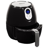 MCAF26DB Magic Chef 2.6 Quart Snack-Size Black Digital Air Fryer-2