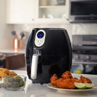MCAF26DB Magic Chef 2.6 Quart Snack-Size Black Digital Air Fryer-4