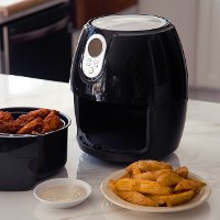 MCAF26DB Magic Chef 2.6 Quart Snack-Size Black Digital Air Fryer-5