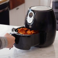 MCAF26DB Magic Chef 2.6 Quart Snack-Size Black Digital Air Fryer-6