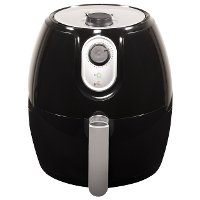 MCAF26MB Magic Chef 2.6 Quart Snack-Size Black Manual Air Fryer