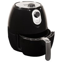 MCAF26MB Magic Chef 2.6 Quart Snack-Size Black Manual Air Fryer-2