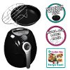 Avalon Bay Black 3.7 Quart Manual Air Fryer
