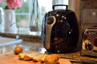 Avalon Bay Black 3.7 Quart Manual Air Fryer-4