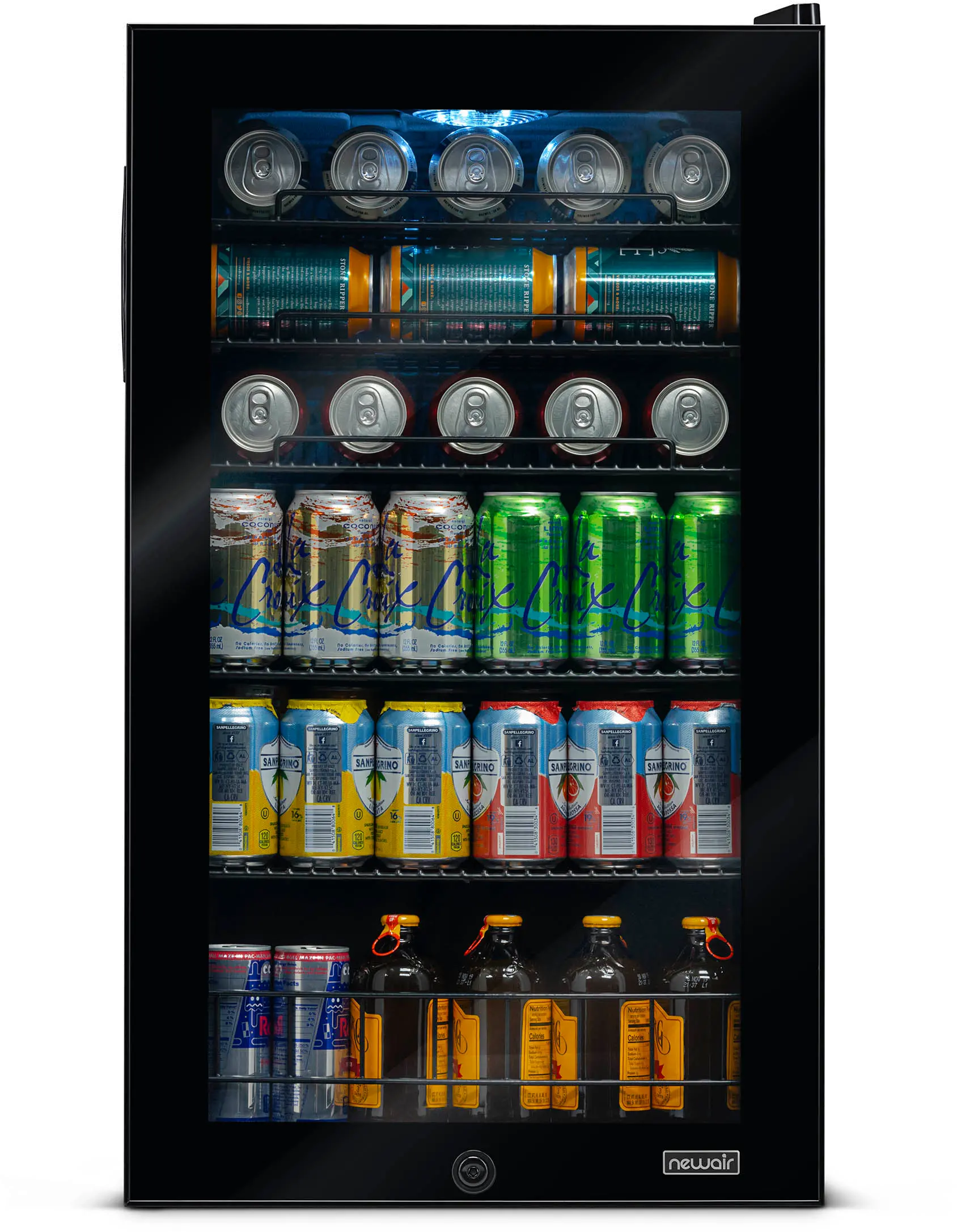 AB-1200B NewAir 126 Can Beverage Cooler - Black-2