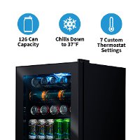 AB-1200B NewAir 126 Can Beverage Cooler - Black-7