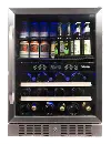 AWB-400DB NewAir Dual Zone Beverage and Wine Cooler - Stainless Steel