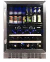 AWB-400DB NewAir Dual Zone Beverage and Wine Cooler - Stainless Steel