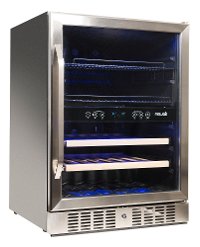 AWB-400DB NewAir Dual Zone Beverage and Wine Cooler - Stainless Steel-6