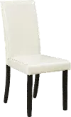 Kimonte Transitional Ivory Dining Room Chair