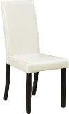 Transitional Ivory Dining Room Chair - Kimonte