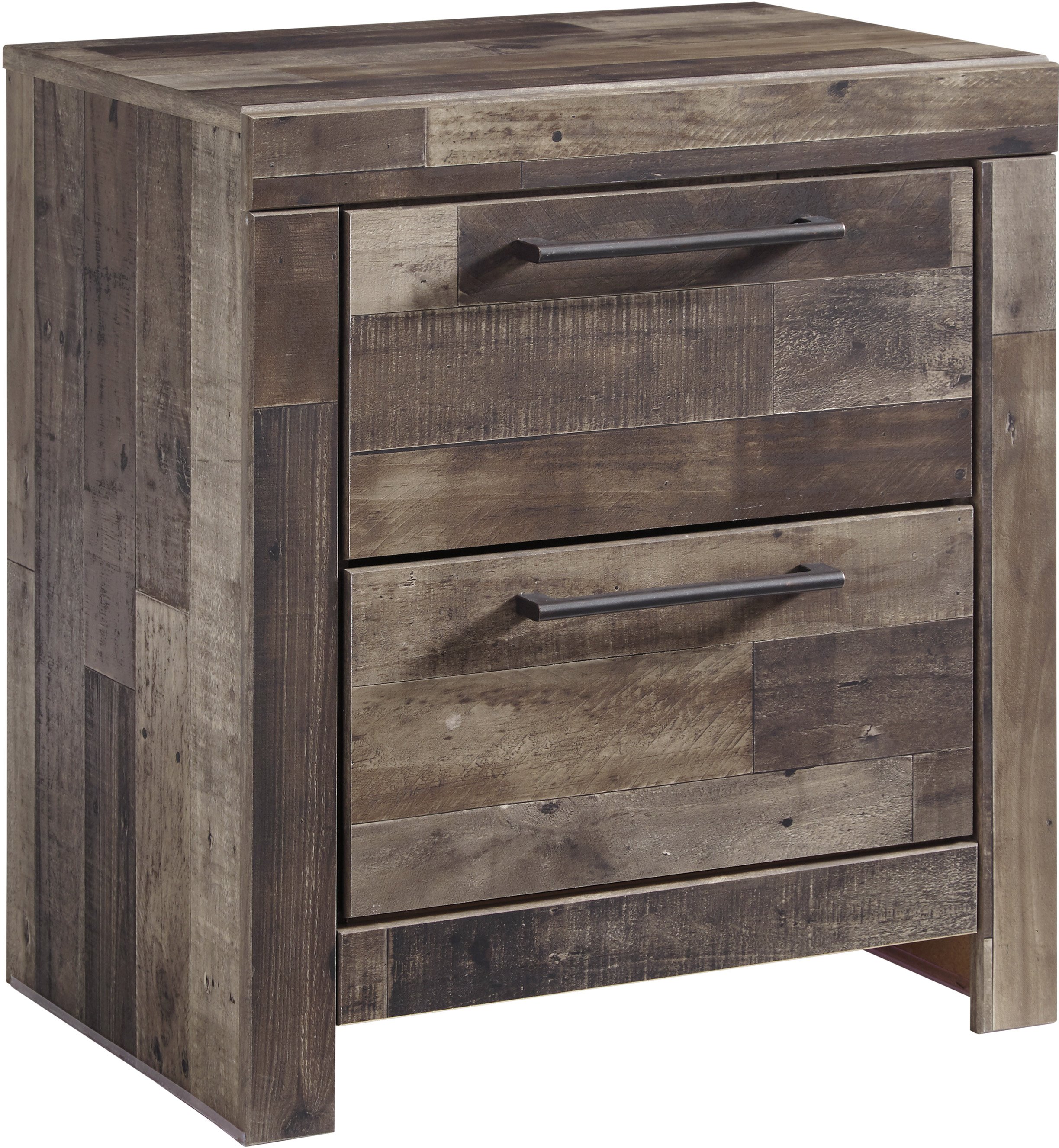 Broadmore Modern Farmhouse Rustic Nightstand-3