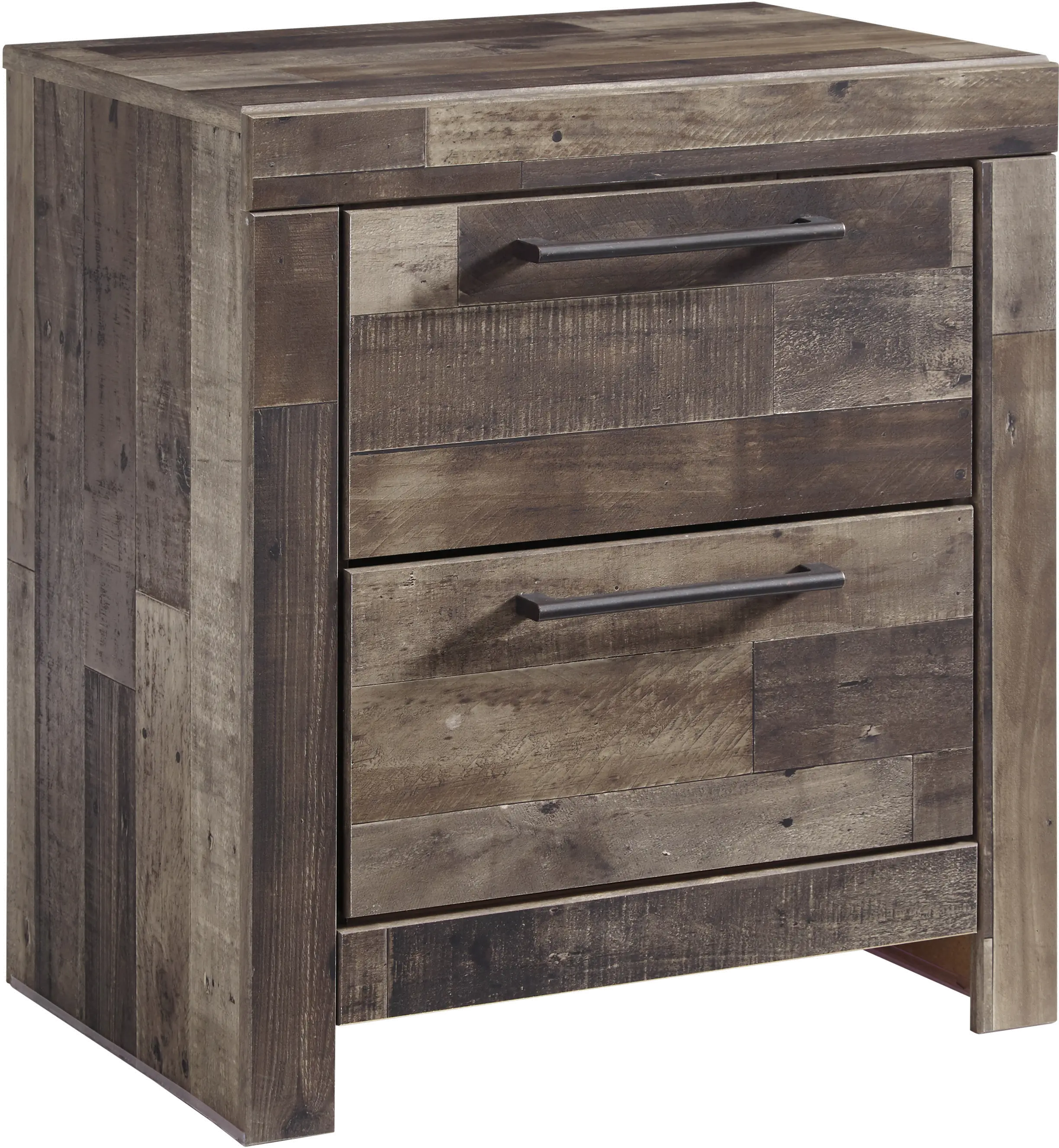 Broadmore Modern Farmhouse Rustic Nightstand-3