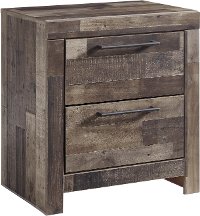 Modern Farmhouse Rustic Nightstand - Broadmore-3