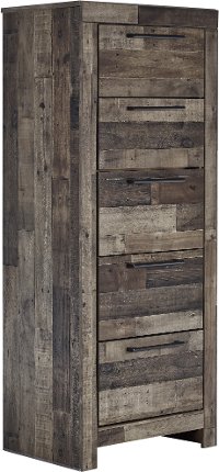 Modern Rustic Narrow Chest of Drawers - Broadmore