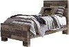 Clearance Modern Farmhouse Rustic Twin Bed - Broadmore