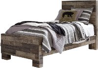 Modern Farmhouse Rustic Twin Bed - Broadmore
