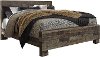 Clearance Modern Farmhouse Rustic King Size Bed - Broadmore