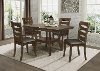 Brown Cherry 5 Piece Dining Room Set - Darla