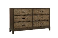 Rustic Two-Tone Brown Dresser - Westlake