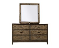 Rustic Two-Tone Brown Dresser - Westlake-2