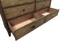 Rustic Two-Tone Brown Dresser - Westlake-5