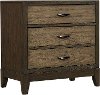 Clearance Rustic Two-Tone Brown Nightstand - Westlake