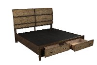 Rustic Two-Tone Brown 4 Piece Queen Bedroom Set - Westlake-2