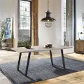 LCCDDIBE-TABLE Coronado Industrial Gray Pewter Dining Room Table