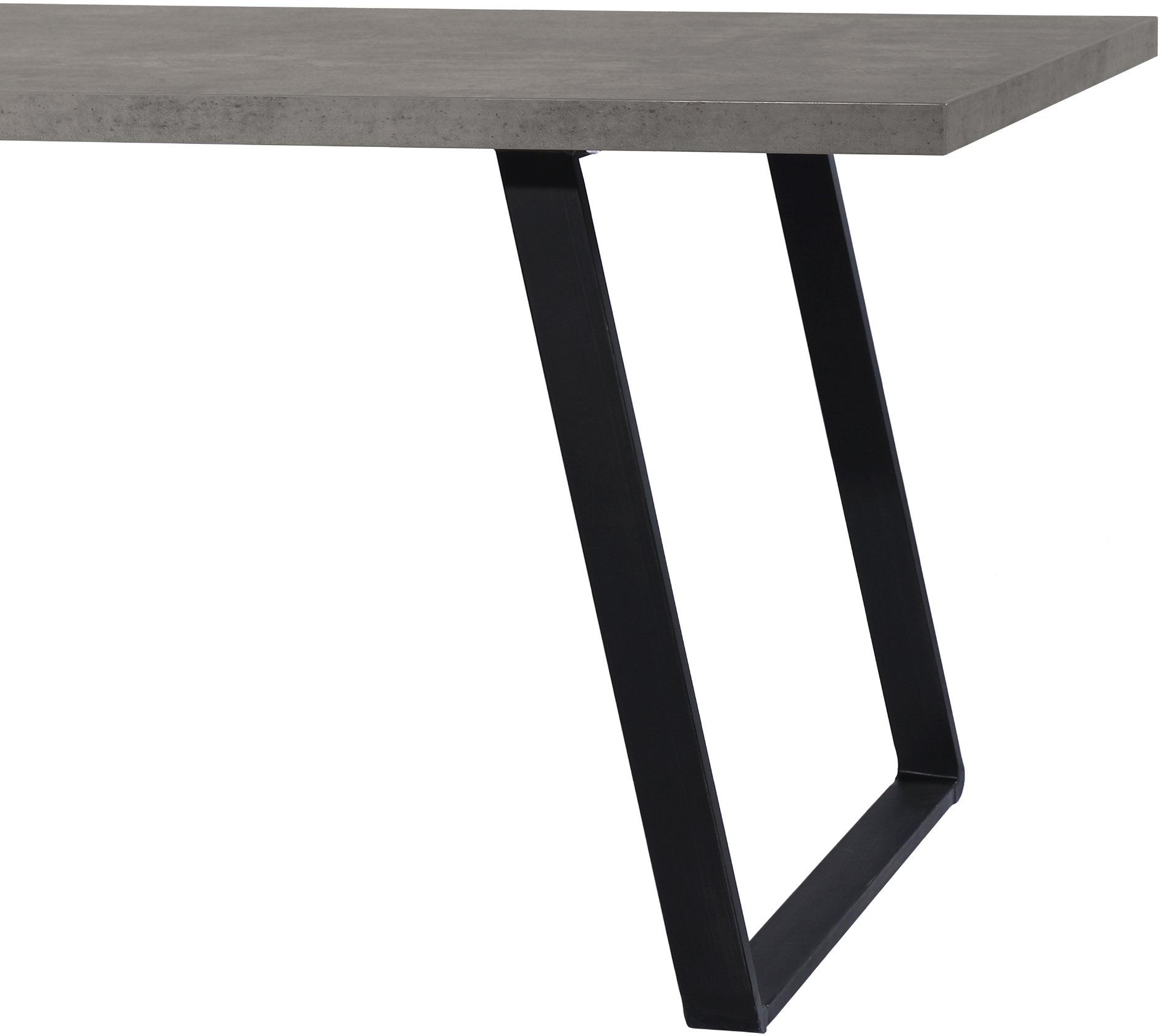 Coronado Industrial Gray Pewter Dining Room Table-5