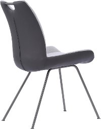 Modern Industrial Gray Dining Room Chair - Coronado-2