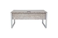 Gray Home Office Desk and Return - Kalmar Collection-2