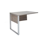 Gray Home Office Desk and Return - Kalmar Collection-3