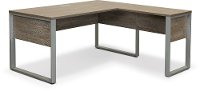 Gray Home Office Desk and Return - Kalmar Collection-4