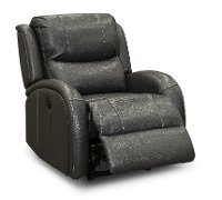 Classic Gray Power Recliner - Bobbie-2