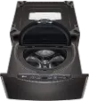 WD100CB LG Sidekick Pedestal Washer - 1.0 cu. ft. Black Steel