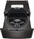 WD100CB LG Sidekick Pedestal Washer - 1.0 cu. ft. Black Steel